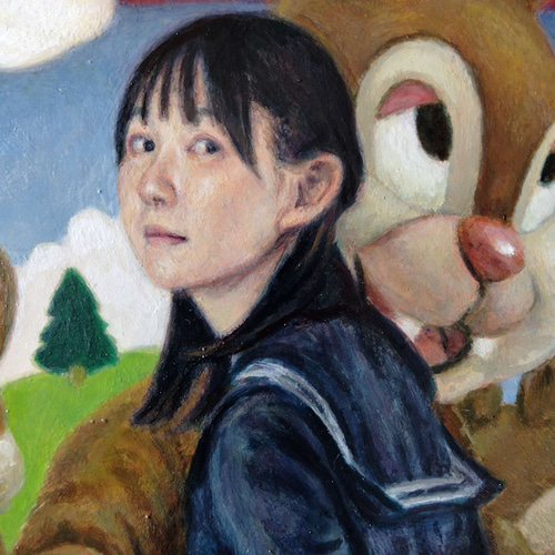 ◇【しらないせかい 巣穴の中とうさぎの中】◇絵画 原画販売