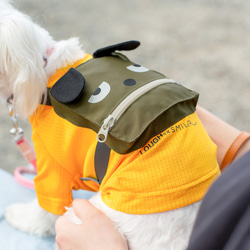 【コラボ①】犬服 Monsterリュック　全２色　４サイズ 4枚目の画像