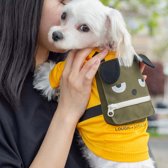 【コラボ①】犬服 Monsterリュック　全２色　４サイズ 2枚目の画像