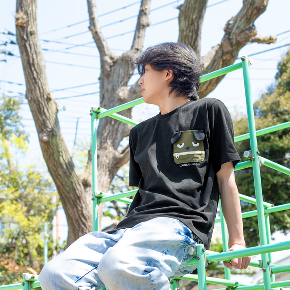 【コラボ②】Tシャツ Monsterポケット　全２色　４サイズ 6枚目の画像