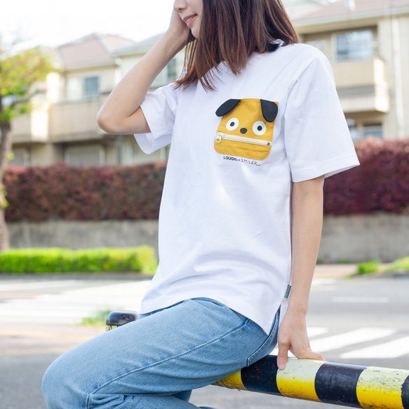 【コラボ②】Tシャツ Monsterポケット　全２色　４サイズ 1枚目の画像