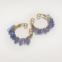 タンザナイト イヤリング・ノンホールピアス の人気通販｜Creema