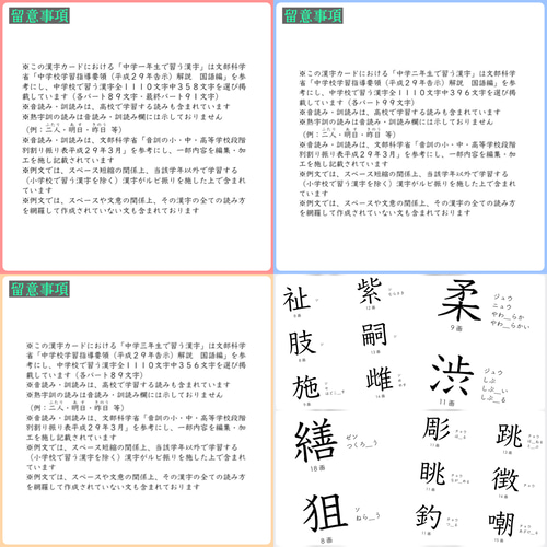 小学生で習う漢字カード フルパッケージ コンプリートセット 暗記