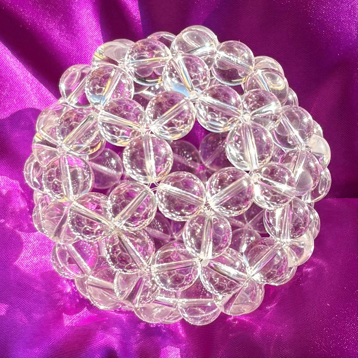 【特別奉納品】神聖な波動を宿す「光の宝玉」　AAA水晶10mm玉