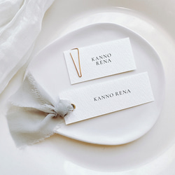¥50｜選べる７色　席札　ネームタグ　結婚式　シンプル 3枚目の画像