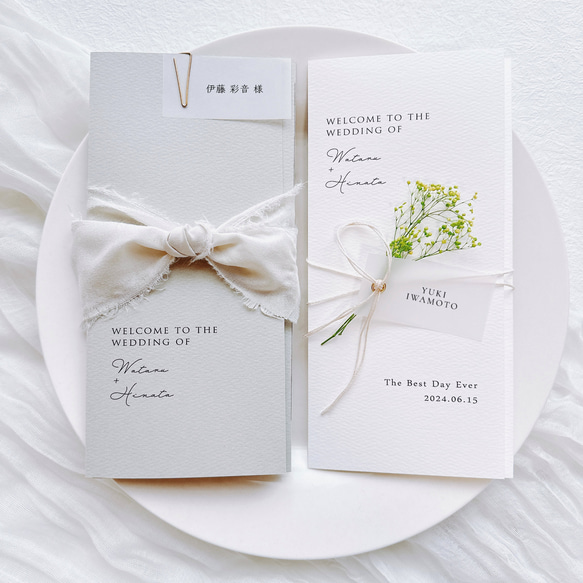 ¥50｜選べる７色　席札　ネームタグ　結婚式　シンプル 4枚目の画像