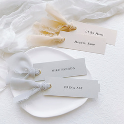 ¥50｜選べる７色　席札　ネームタグ　結婚式　シンプル 5枚目の画像