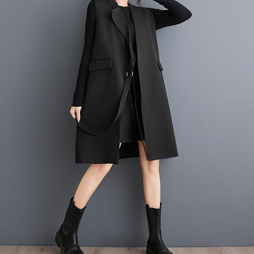 大きいサイズ ジレ ベスト レディース ジャケット 秋冬 春 新品