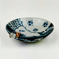 古染 柘榴文 彫茶碗（大）【陶祥窯・有田焼】 茶碗・めし碗 陶祥窯