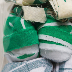 【裂き布アソート】お得なグリーン系MIX　200g_47 3枚目の画像