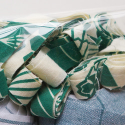 【裂き布アソート】お得なグリーン系MIX　200g_47 5枚目の画像