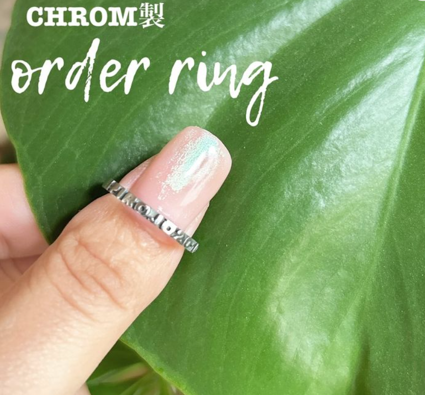 【永遠の輝き - オーダーメイドクロムリング】2mmタイプ・3mmタイプ