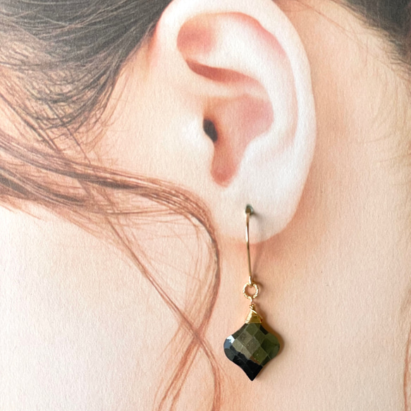 [14kgf]アパッチゴールドピアス 4枚目の画像