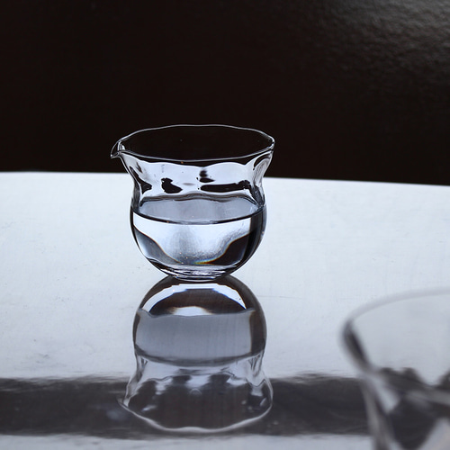 片口 ガラス製 ガラス ダブルウォール片口 きよ-kiyo- 250ml （耐熱ガラス