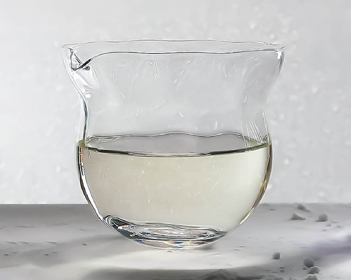 北海道の吹きガラス】OG002小樽ガラス片口 おちょこ・ぐい呑み・徳利