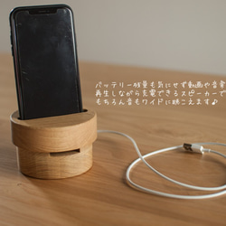 くりのきスピーカー［充電可能式ワイドタイプ］ 3枚目の画像