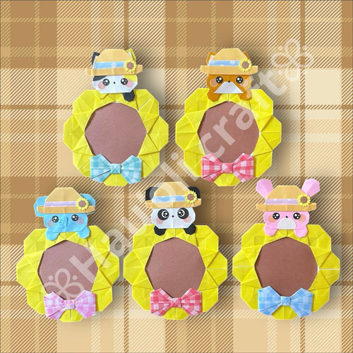 折り紙 ハンドメイド 壁面飾り メダル詰め合わせ#19 ひまわり 夏メダル 折り紙ハンドメイド 壁面飾り 幼稚園 保育園 介護