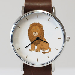 ライオンの腕時計 2枚目の画像