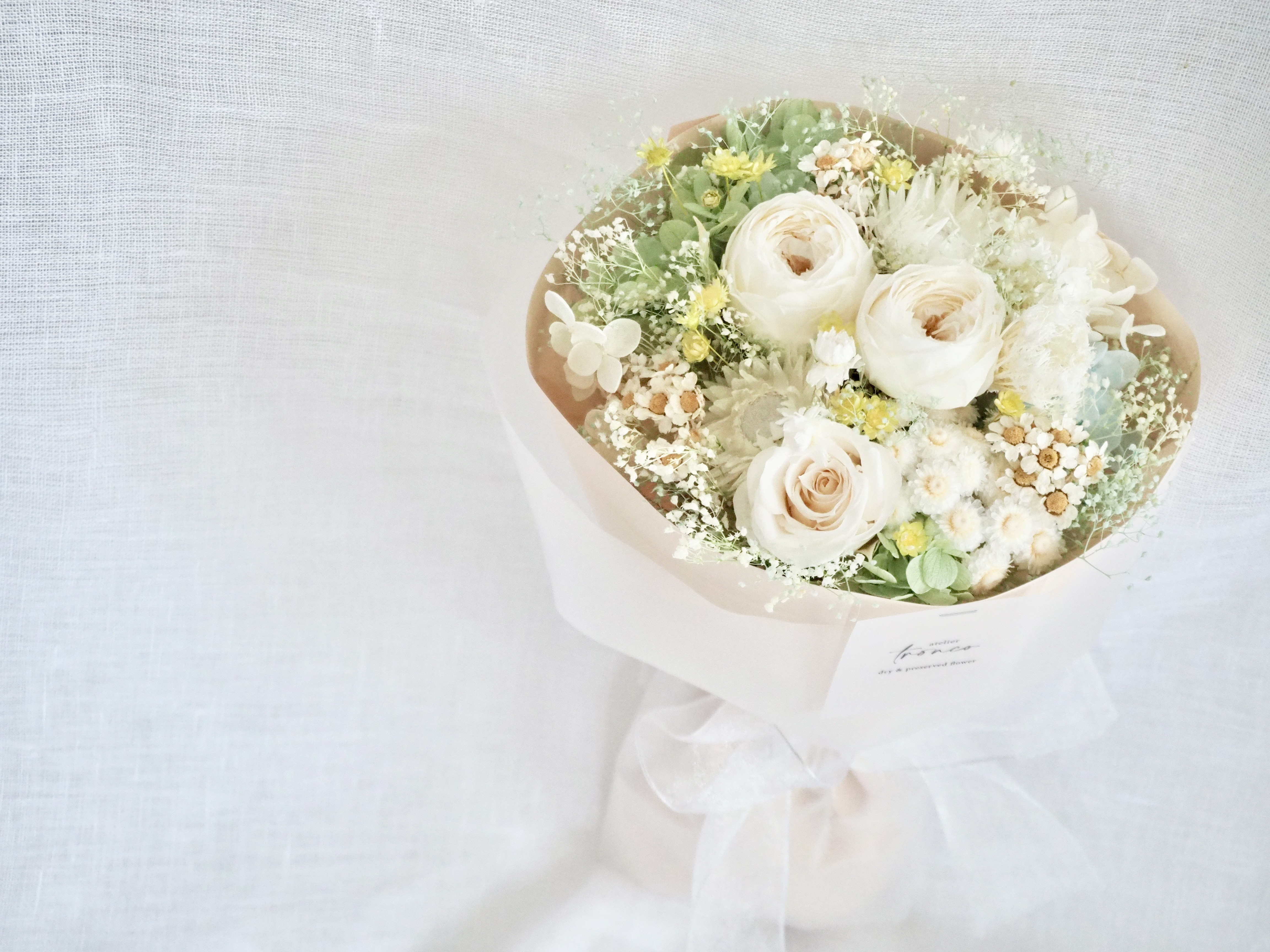 夏色ブーケ 新緑カラーと紫陽花の花束 bouquet