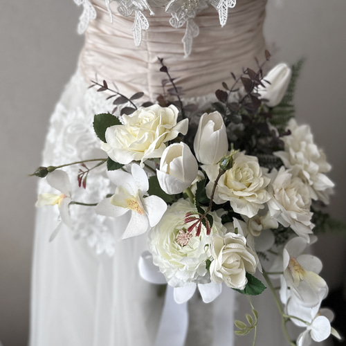 white garden【ウェディングブーケ・ブーケ・前撮りブーケ