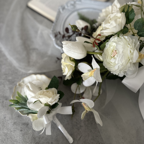 white garden【ウェディングブーケ・ブーケ・前撮りブーケ