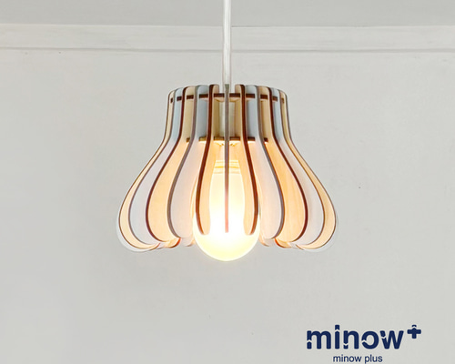 木製ペンダントライト「ミニマッシュ（アクア）」｜北欧