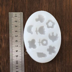 シリコンモールド #S250002 花・鳥・きのこセット 2枚目の画像