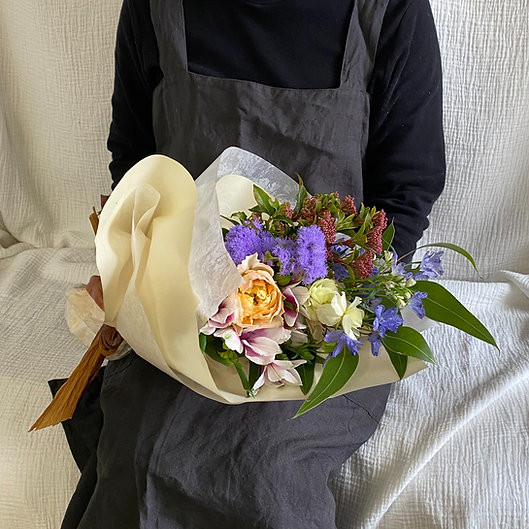 ブーケM / 生花花束　バースデーギフト　お誕生日　お礼　お祝い　記念日　プレゼント　ギフト　母の日　生花　花束　ブーケ