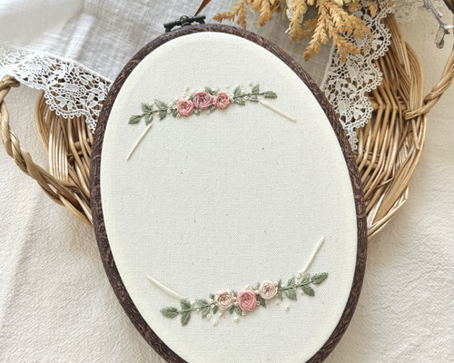 刺繍フォトフレーム｜手刺繍｜ましかくプリント対応｜インテリア