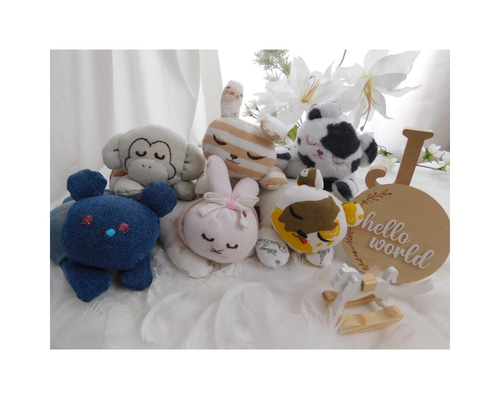 ステラルー SSサイズ ぬいぐるみ 作家 リメイク ベビー ステラルー ぬいぐるみ ssサイズ リメイク 作家