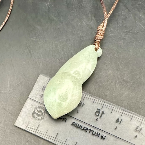 2025.6.24枝豆 内モンゴル翡翠 ネックレス・ペンダント ケンちゃんの