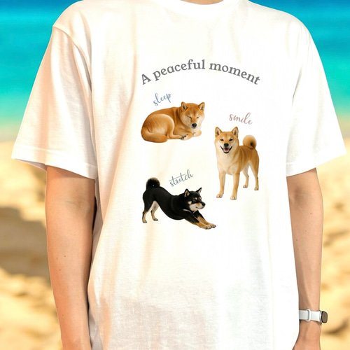 オーダーメイド】ペット 写真 Tシャツ 【3ポーズ】うちのこグッズ 綿
