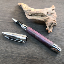 スタビライズドウッド/橡（トチ）/縮杢/ペンブランク【S-06～S-11