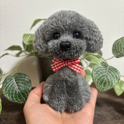 動物ぽんぽん トイプードル 手のひらサイズ その他人形 ricksan 通販