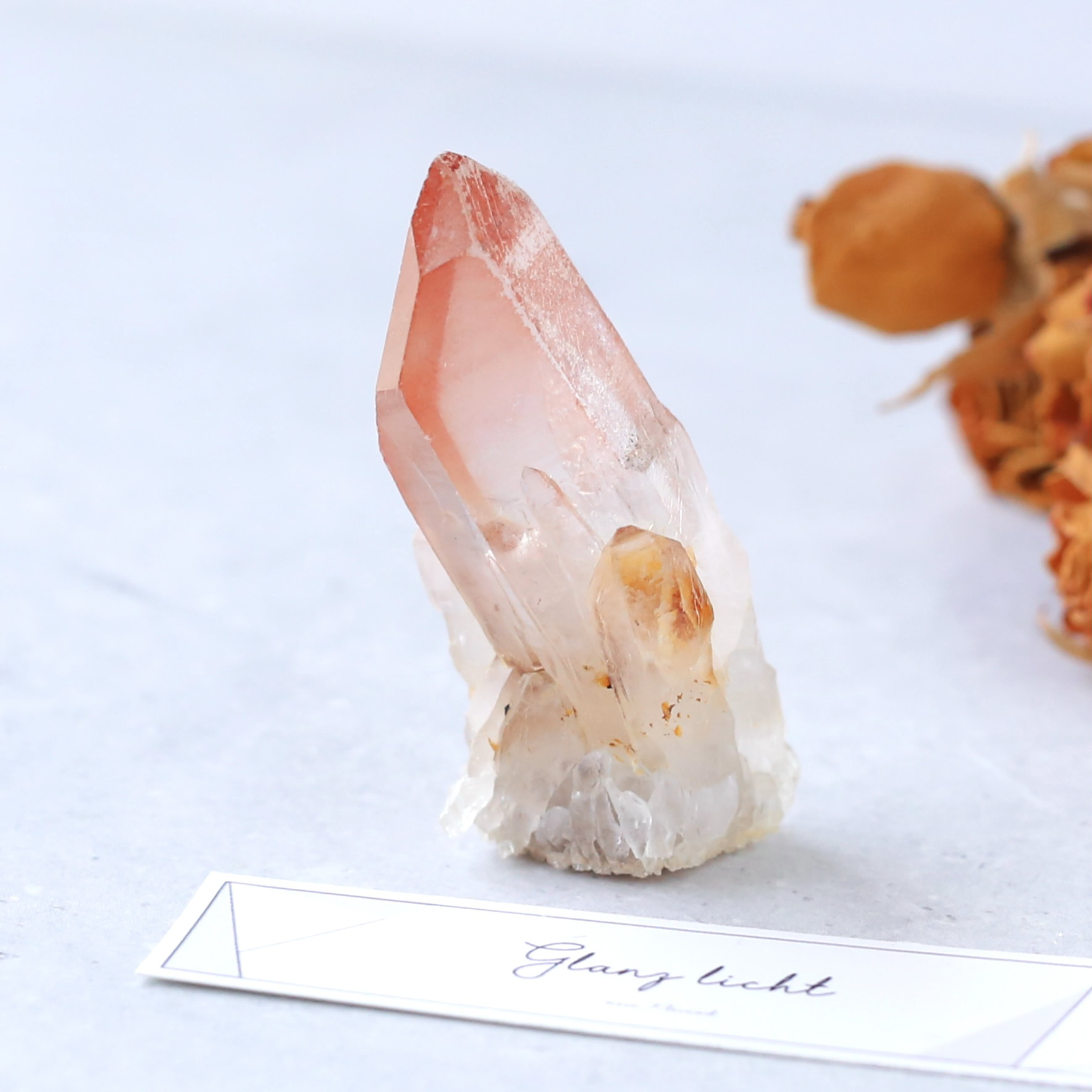 ディープピンクレムリアンシード 天然石 水晶 鉱物 一点物 クォーツ クリスタル