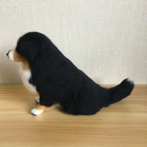 羊毛フェルト 犬 バーニーズマウンテンドッグ 羊毛フェルト masapan