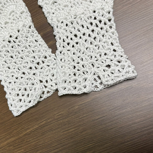 レース編み♡ハンドウォーマー♡ハンドカバー♡手編み 手袋・ミトン
