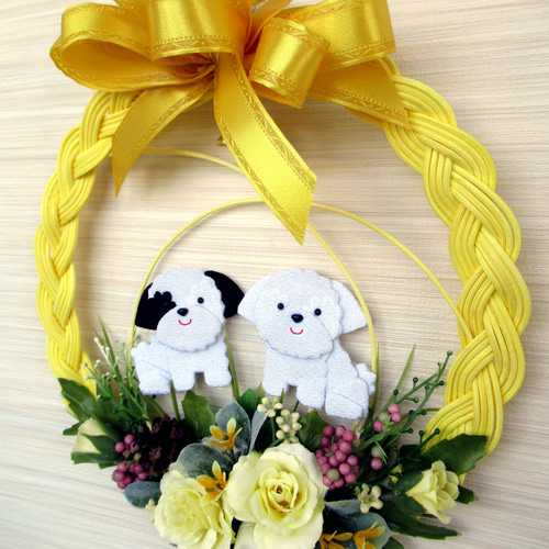 シーズーのリースセット 25-1 リース kisetukazari2 通販 19492326