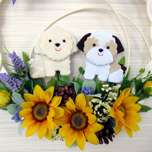 シーズーのリースセット 25-1 リース kisetukazari2 通販 19492326