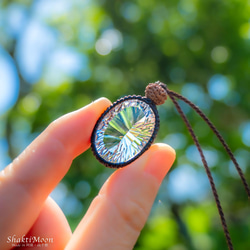 レア・希少！BIGサイズ！圧倒的な輝き！浄化・運気アップをお求めのあなたへ！concaveカット水晶とチクナルドラクシャ 6枚目の画像