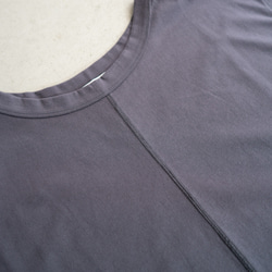organic cotton one piece/asphalt 11枚目の画像