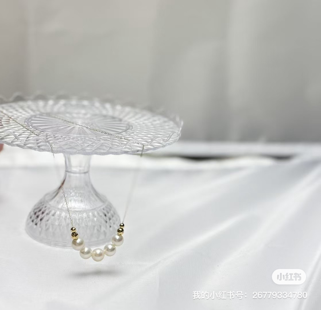 akoya pearl あこやパール 6.5-7mm 18金 ネックレス