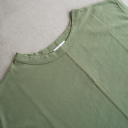 organic cotton one piece/vineyard green 9枚目の画像