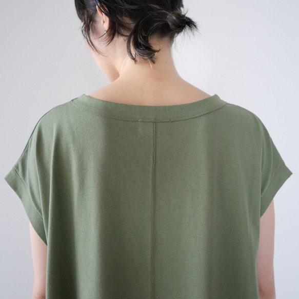 organic cotton one piece/vineyard green 7枚目の画像
