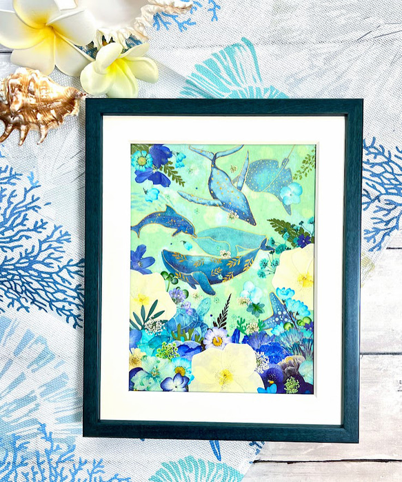 いま(A4額付きフラワー ラッピング いま(A4額付きフラワー ラッピング