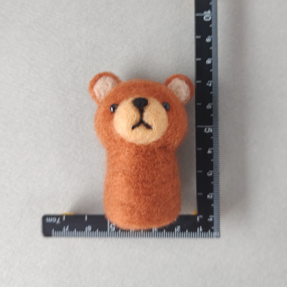 指人形　くまちゃん 8枚目の画像