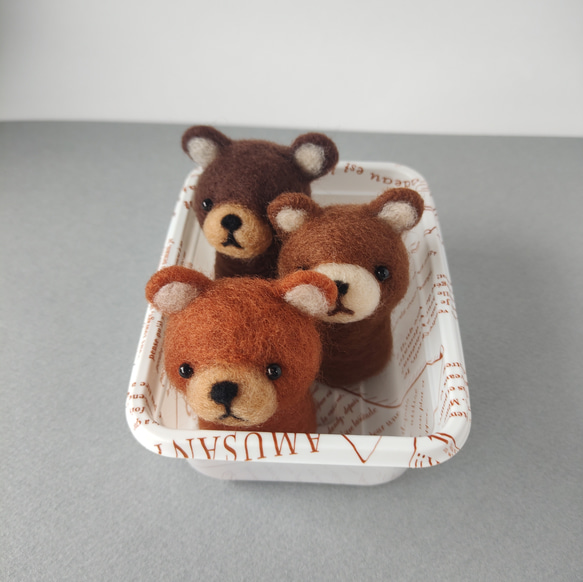 指人形　くまちゃん 11枚目の画像