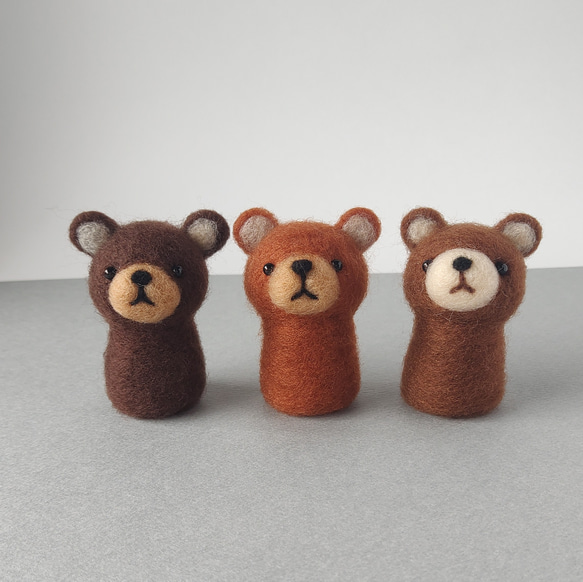 指人形　くまちゃん 4枚目の画像