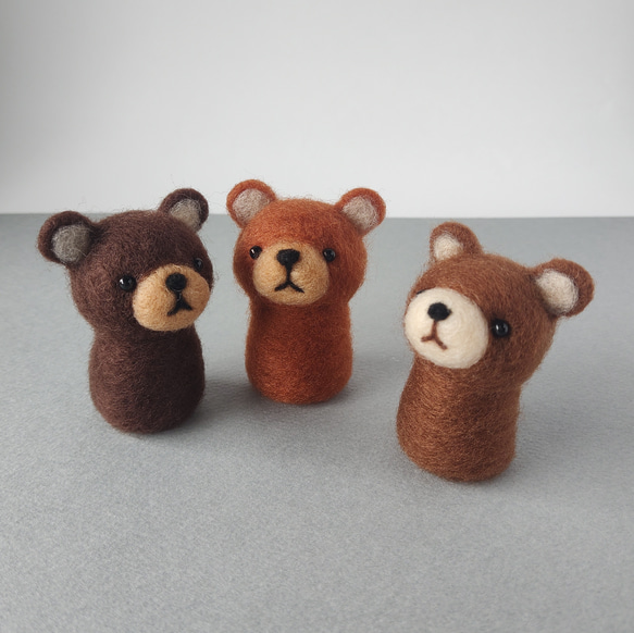 指人形　くまちゃん 1枚目の画像