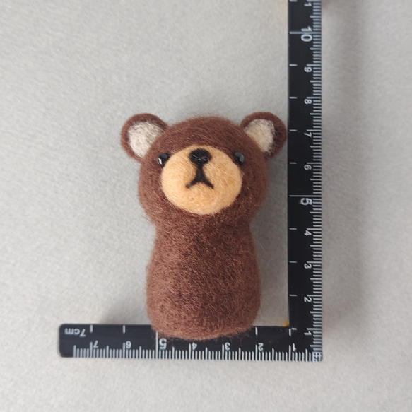 指人形　くまちゃん 9枚目の画像